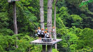 Канатная дорога на Самуи Hawk Adventure Zipline Park