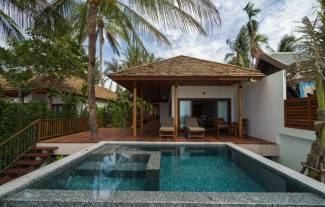 Banana Fan Sea Resort - Beachfront villa, 1 bedroom with private pool