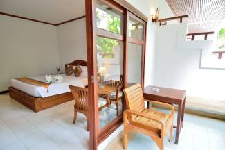 First Bungalow Beach Resort - Deluxe Room For 3 People-Room Only-Teat and Go Package