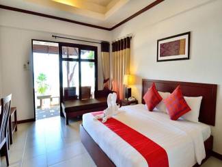 First Bungalow Beach Resort - Beach Bungalow  For 3 People-Breakfast-Test and Go Package