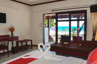 First Bungalow Beach Resort - Beach Bungalow  For 1-2 People-Breakfast-Test and Go Package